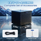 1/3HP Foldable Cold Plunge Tub With Smart Ice Bath Water Chiller (SAK16452)
