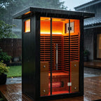 Thermora Lugano 2-Person Outdoor Full-Spectrum Infrared Sauna With Aluminum Alloy Exterior & WiFi (SAK14973)