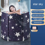 Portable Foldable Bathtub Bucket Large Capacity Bathroom Ice Bath Winter Shower Bathtub Free Installation Adults Baby Swiming