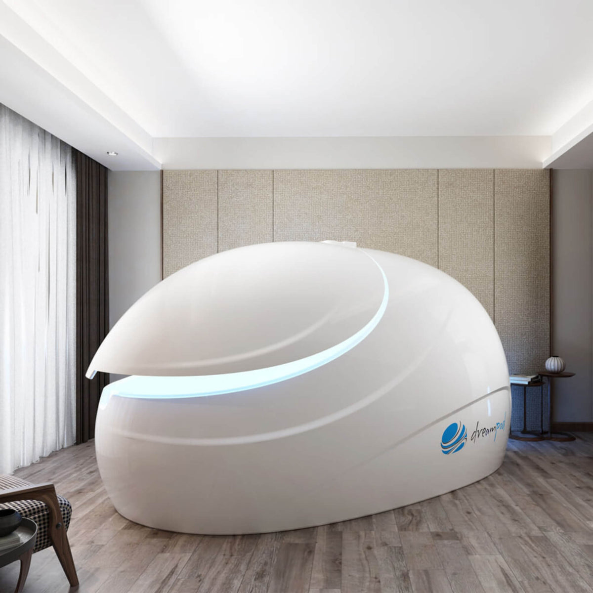Dreampod Sport Commercial Home Flotation Sensory Isolation Tank Pod Spa [DPFP205WPE] (SAK25948)