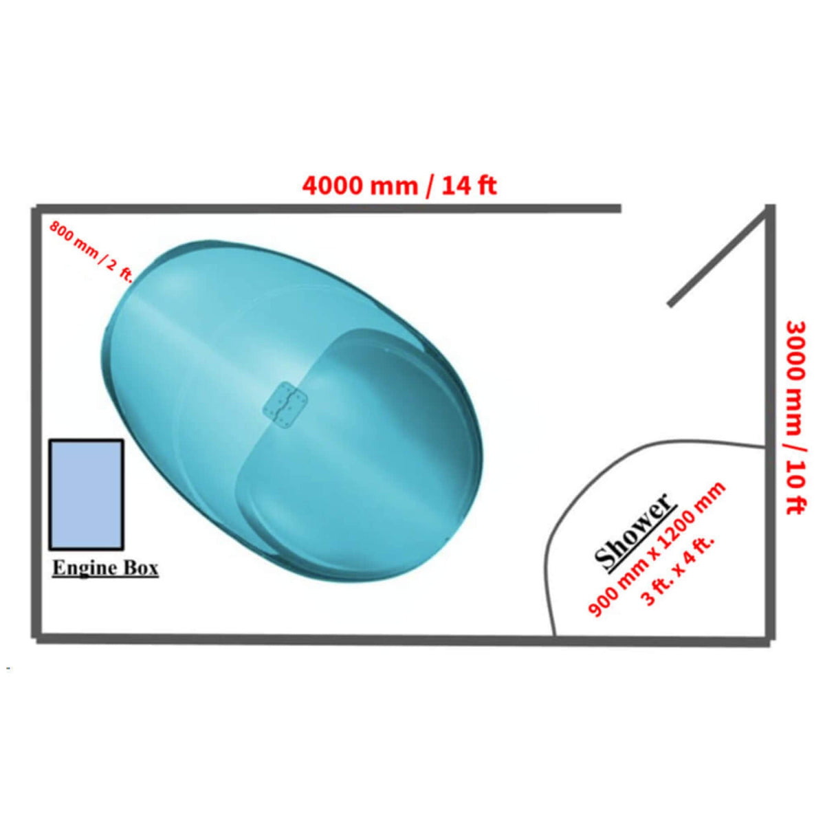 Dreampod Vmax Commercial Home Flotation Sensory Isolation Tank Pod Spa