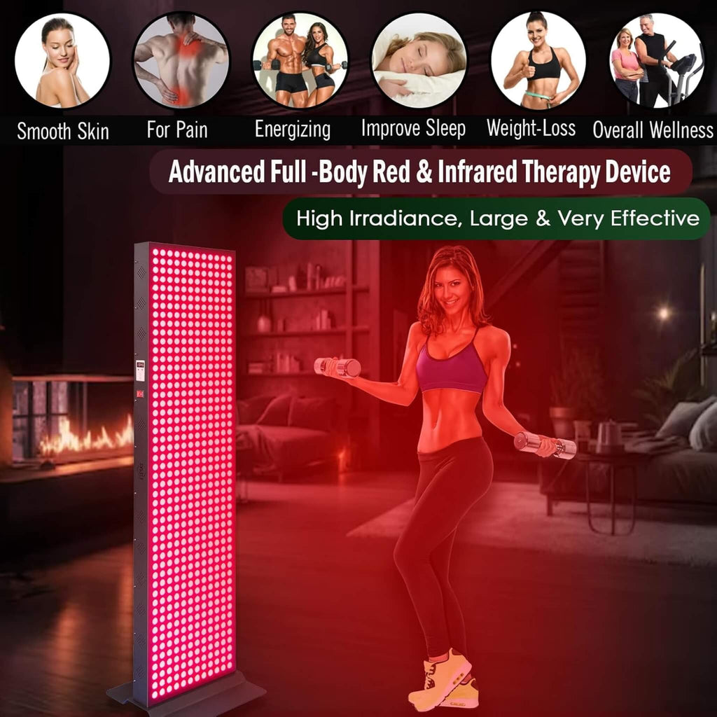 Full-Body Dual-Chip Clinical-Grade Red Light Therapy Panel (SAK63480)