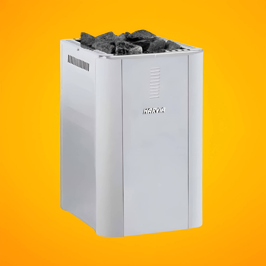 Harvia Duo Series Stainless Steel Wood Sauna Stove with Sauna Stones