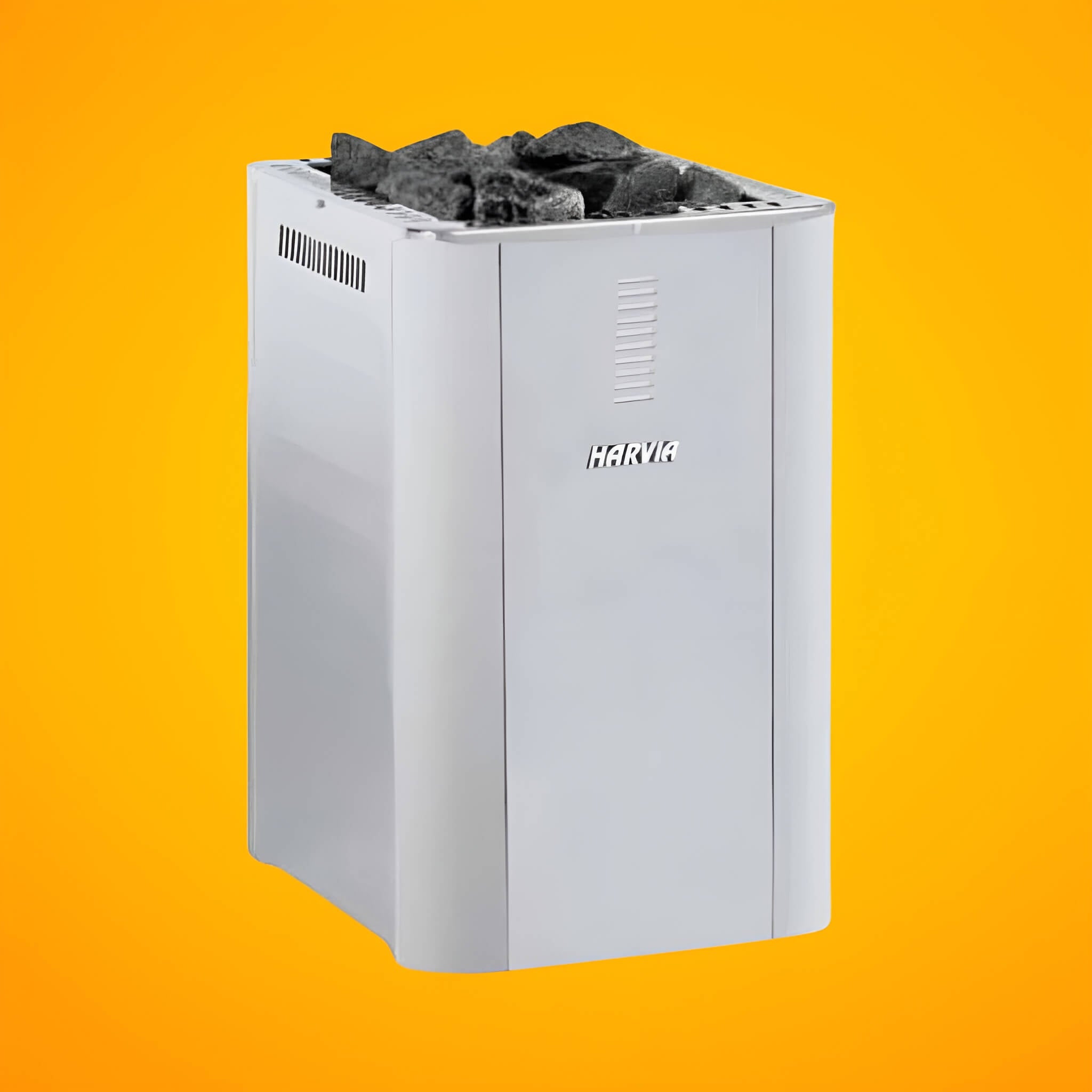 Harvia Duo Series Stainless Steel Wood Sauna Stove with Sauna Stones