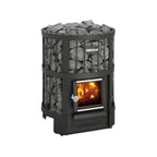 Harvia Legend 150 16KW Wood-Burning Sauna Stove Package [LGND-PKG-BK/SS] (SAK65148)