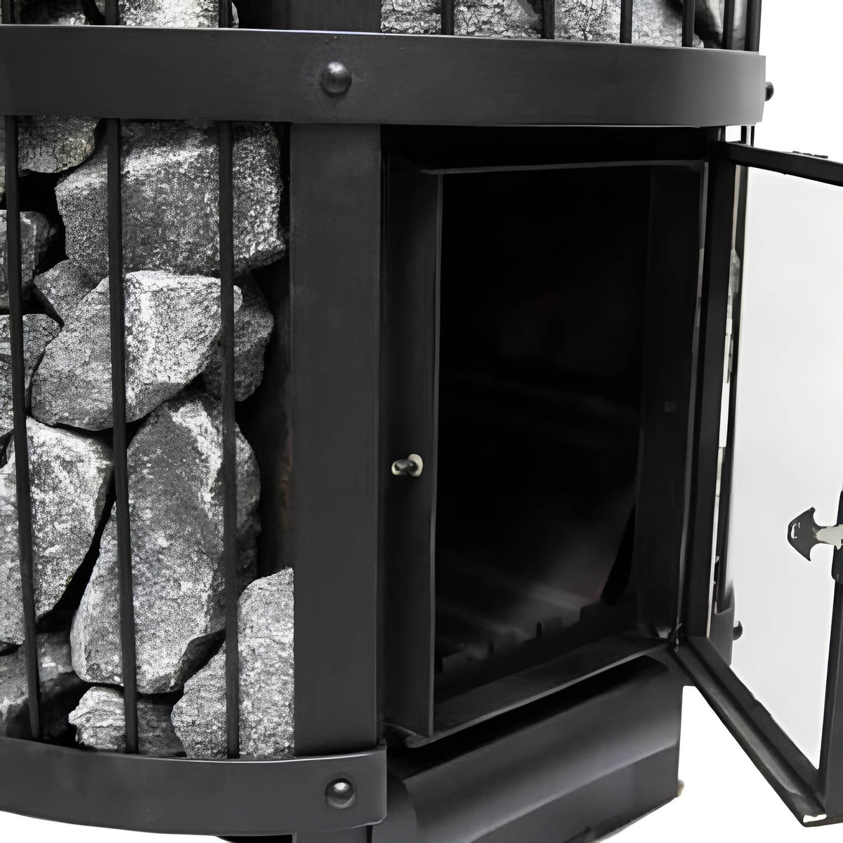 Harvia GreenFlame Legend 240 Wood Sauna Stove with Sauna Stones, 15.9KW