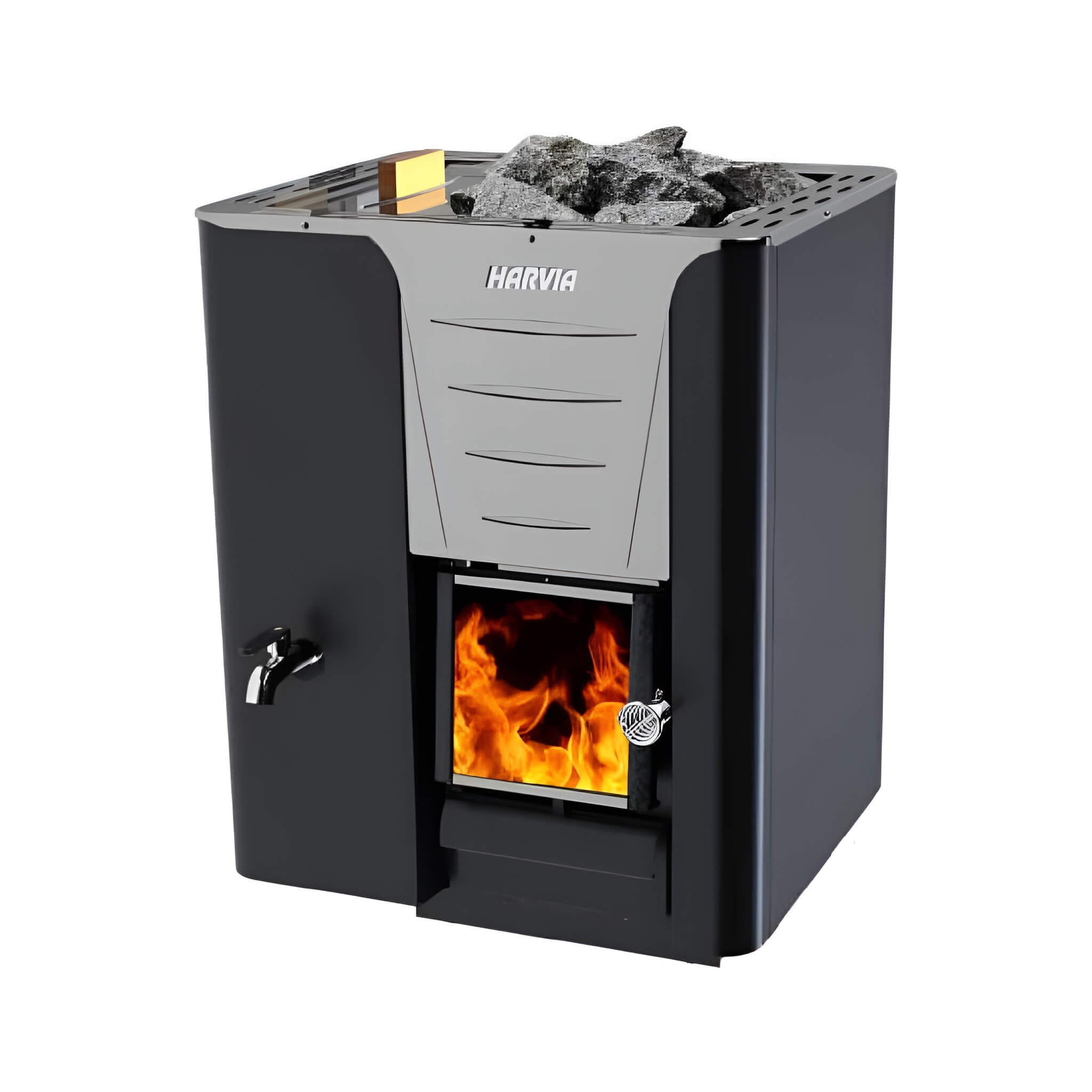 Harvia Pro 20 LS/RS 24.1KW Sauna Wood Stove with Water Tank & Sauna Stones