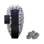Harvia Spirit UL Certified Electric Sauna Heater With Digital Xenio Control Panel, WiFi Remote Control And Stones [SP60/80E] (SAK42565)