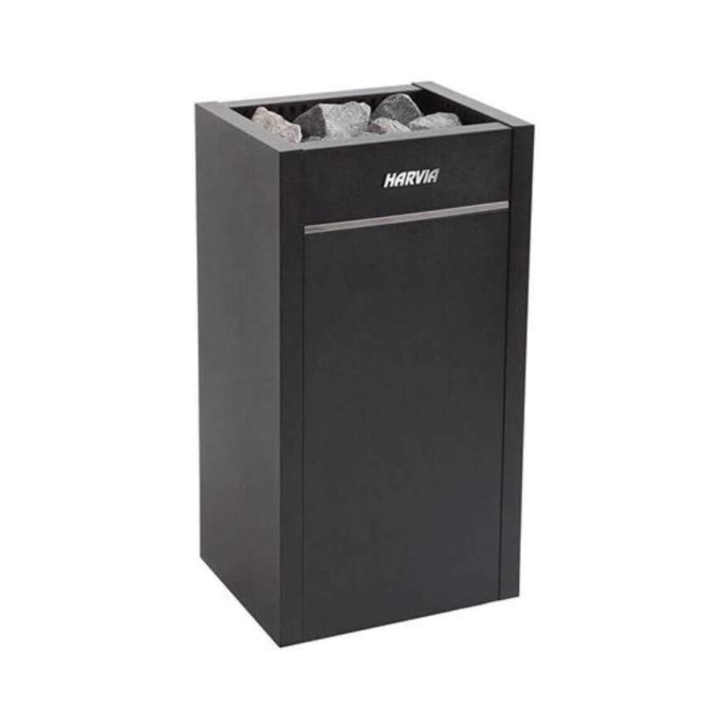 Harvia Virta HL Series Freestanding Electric Sauna Heater with Xenio Series Digital Control & Sauna Stones