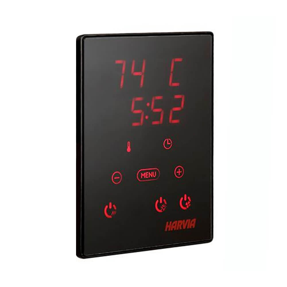 Harvia Virta HL Series Freestanding Electric Sauna Heater with Xenio Series Digital Control & Sauna Stones