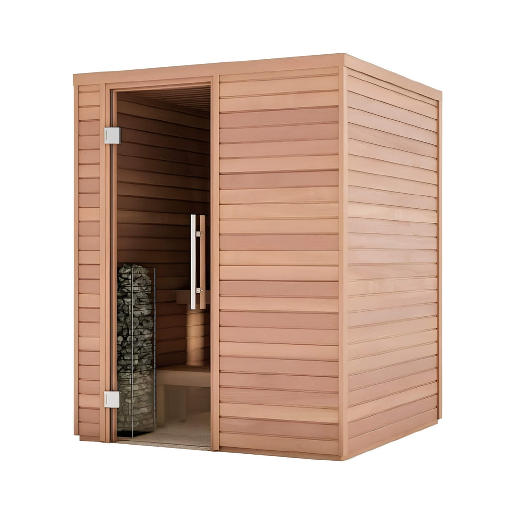 Huum Cliff Mini 4 3.5KW Electric Sauna Heater with Digital Controller & Sauna Stones