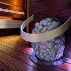 Huum Drop 240V SGS Listed Wall Mount Sauna Heater With UKU Local Digital Controller & Sauna Stones
