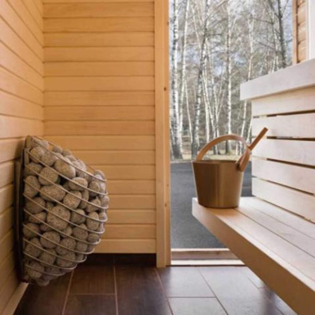 Huum Drop 240V SGS Listed Wall Mount Sauna Heater With UKU Local Digital Controller & Sauna Stones