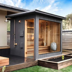 Huum Drop 240V SGS Listed Wall Mount Sauna Heater With UKU Local Digital Controller & Sauna Stones