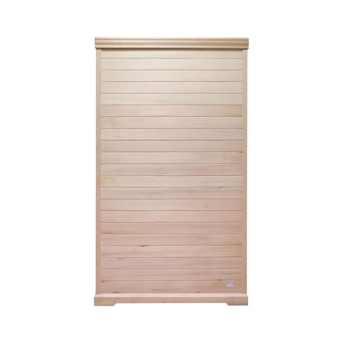 Ivara Luxury 2-Person Hemlock Wood FAR Infrared Sauna Room W/ Glass Door