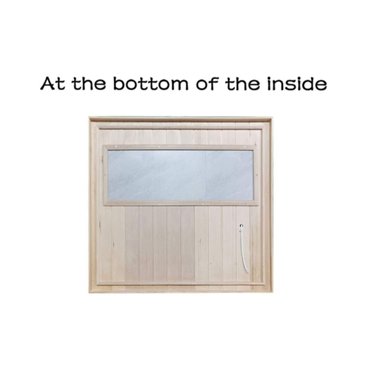Ivara Luxury 2-Person Hemlock Wood FAR Infrared Sauna Room W/ Glass Door