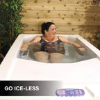 CSC 1000 Premium Cold Plunge Spa Tub with Built-In Ozone and Multi-Colored Exterior Lighting