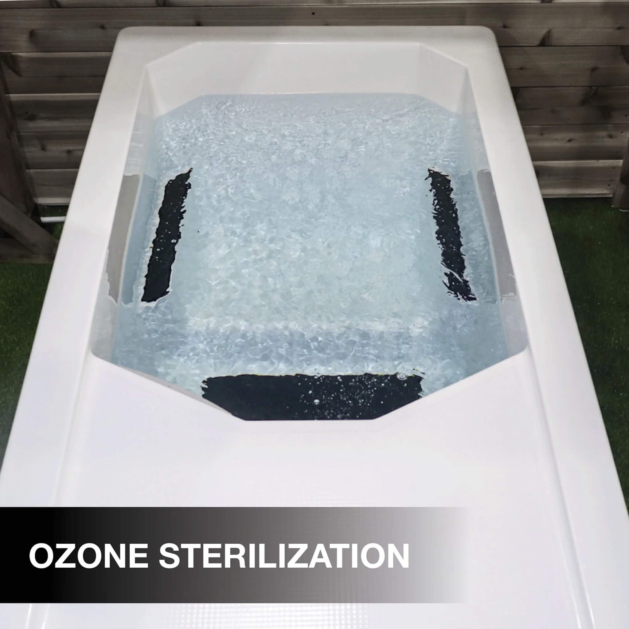 CSC 1000 Premium Cold Plunge Spa Tub with Built-In Ozone and Multi-Colored Exterior Lighting
