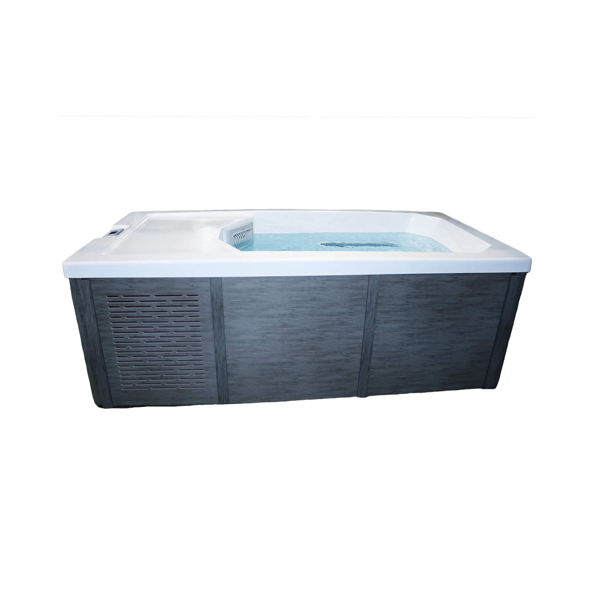 CSC 1000 Premium Cold Plunge Spa Tub with Built-In Ozone and Multi-Colored Exterior Lighting