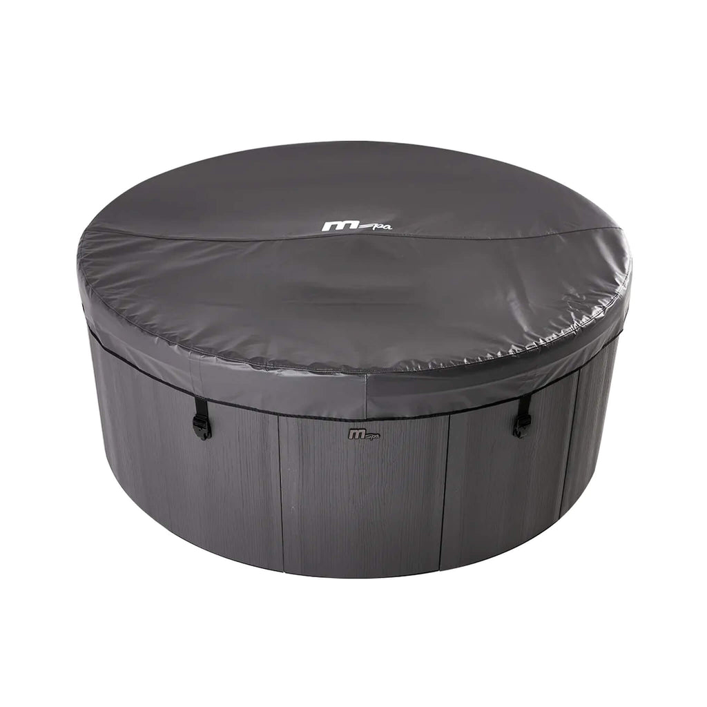 MSpa Denver Frame Series Six-Person Inflatable Round Hot Tub with Hydro Massage