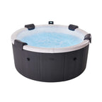 MSpa Denver Frame Series Six-Person Inflatable Round Hot Tub with Hydro Massage