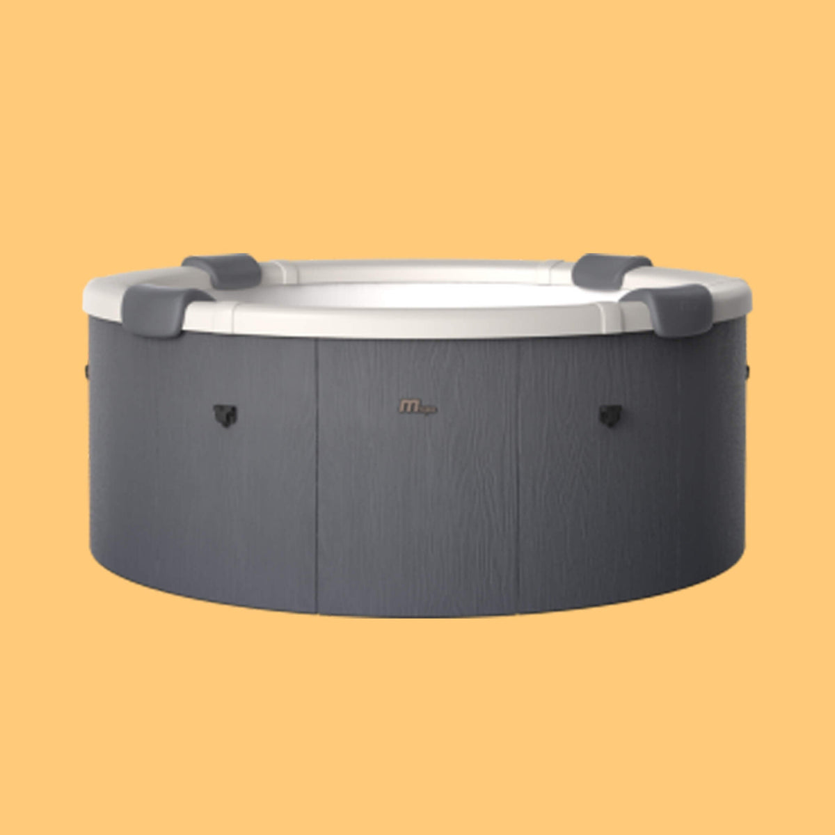 MSpa Denver Frame Series Six-Person Inflatable Round Hot Tub with Hydro Massage