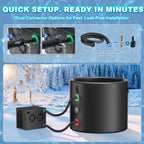 FCP Premium XL 120 Gal Cold Plunge Tub Kit With 1/3 HP Chiller, Filter And Pump (SAK58283)