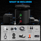 FCP Premium XL 120 Gal Cold Plunge Tub Kit With 1HP Chiller, Filter, And Pump (SAK92632)