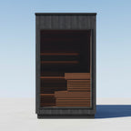 ThermaSol Nordic Misty 2-5 Person Fully-Assembled Outdoor Modular Sauna Cabin [Made-To-Order]