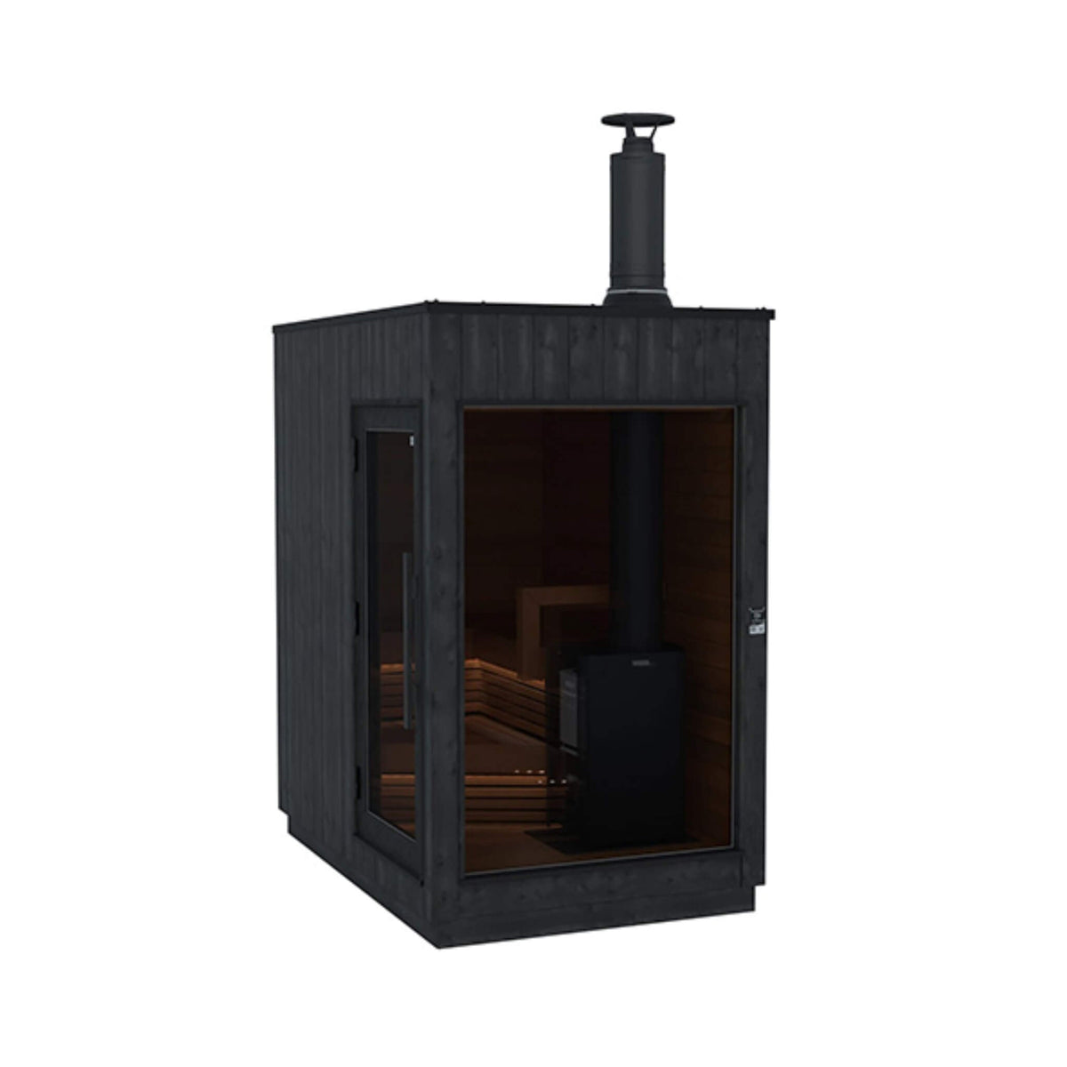ThermaSol Nordic Misty 2-5 Person Fully Assembled Outdoor Modular Sauna Cabin [Made-To-Order]