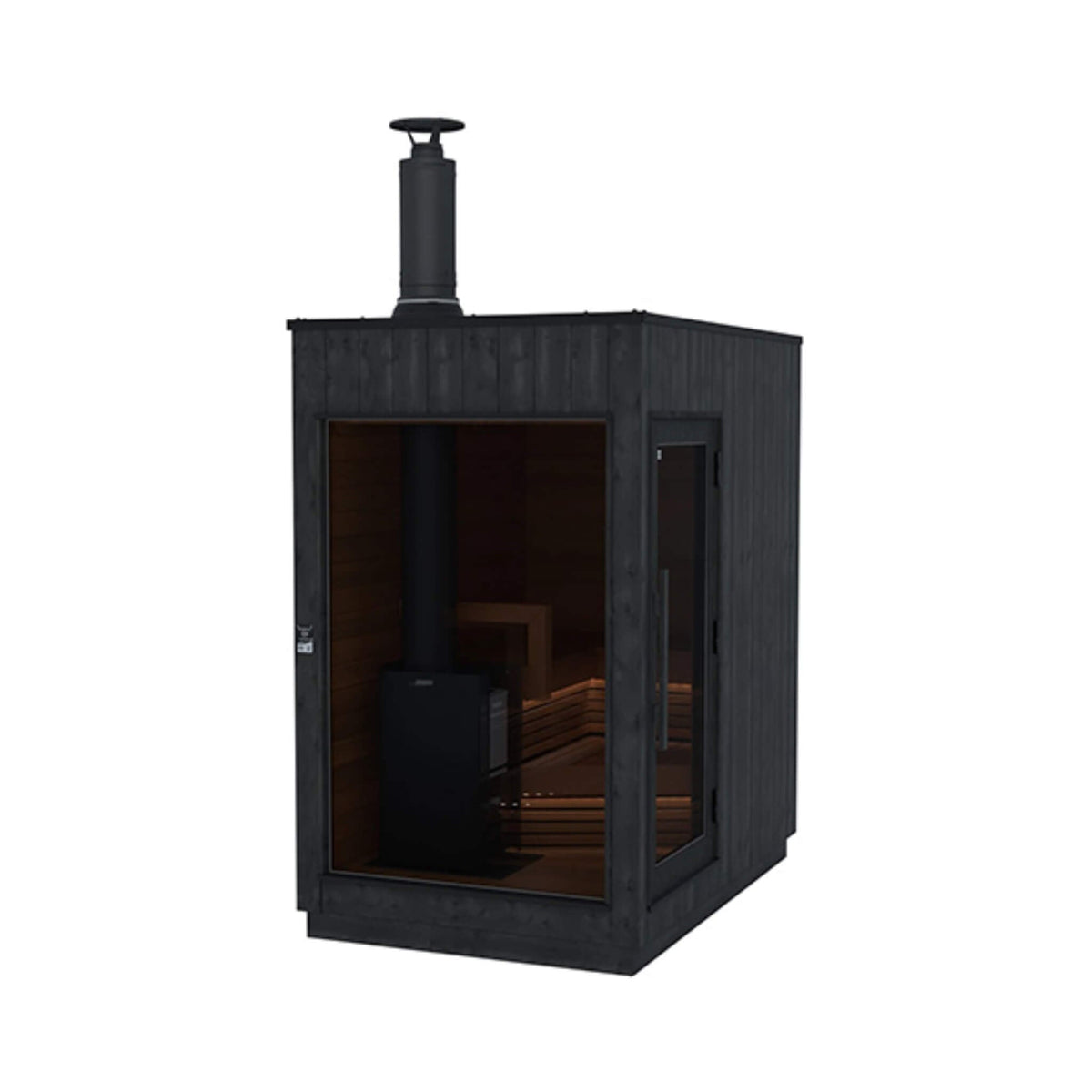ThermaSol Nordic Misty 2-5 Person Fully Assembled Outdoor Modular Sauna Cabin [Made-To-Order]