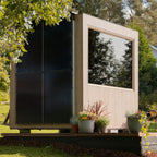 ThermaSol Solaris Fully-Assembled Outdoor Sauna Cabin [Made-To-Order]