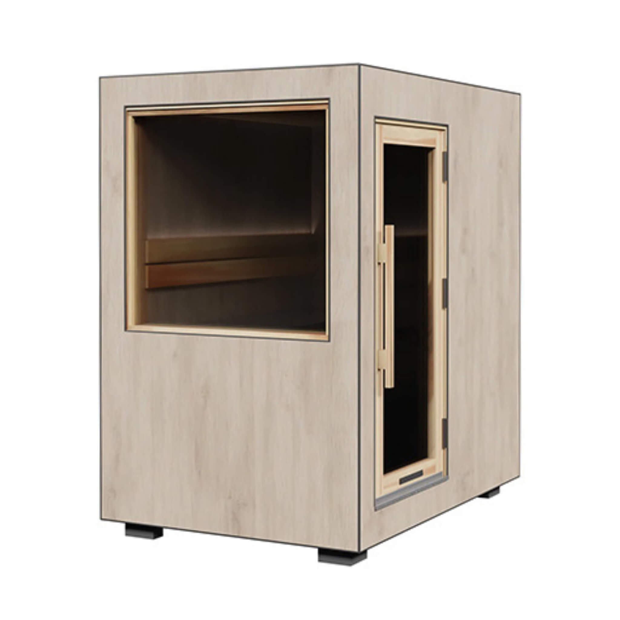 ThermaSol Solaris Fully-Assembled Outdoor Sauna Cabin [Made-To-Order]