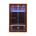 Thermora Fontaine 2-Person Luxury Canadian Hemlock Infrared Sauna With Glass Front (SAK97216)