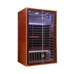 Thermora Fontaine 2-Person Luxury Canadian Hemlock Infrared Sauna With Glass Front (SAK97216)