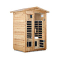 Thermora Vexa 2-Person Outdoor Infrared Sauna With Bluetooth Audio And LED Lighting (SAK28694)